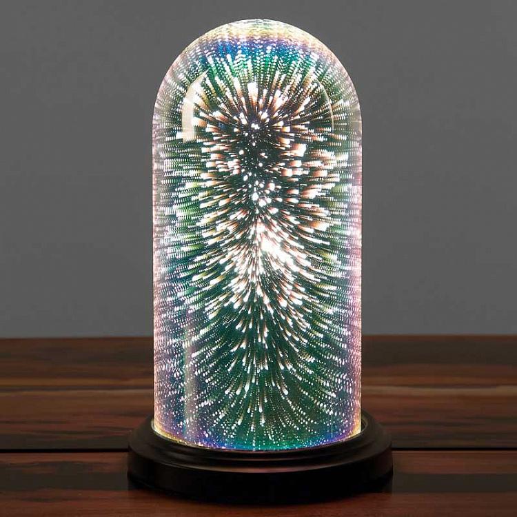 Настольная лампа Разноцветный кристалл Globe With Guarland Crystal Multicolor