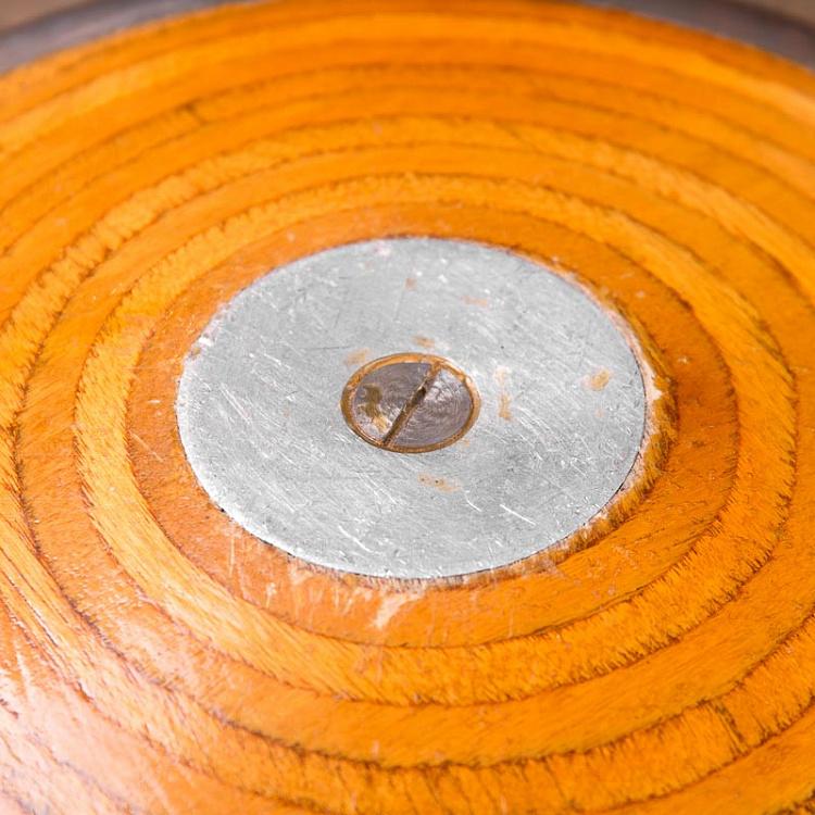 Винтажный диск для метания из дерева 1 Vintage Wooden Athletics Discus 1