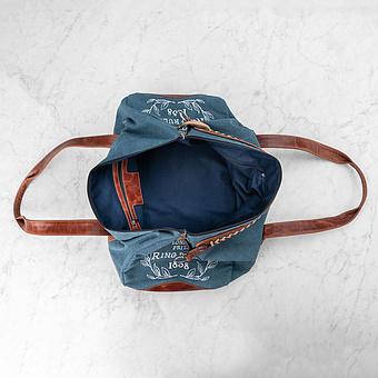 Спортивная сумка Sport Bag Model 38 хлопок Tarpaulin Aqua