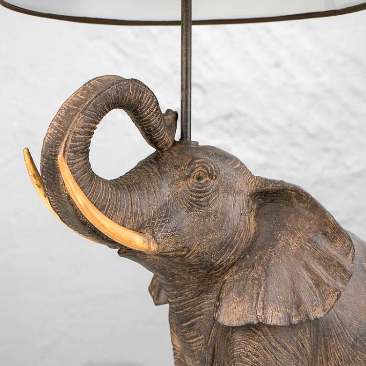 Настольная лампа с абажуром Слон Elephant Lamp Hati