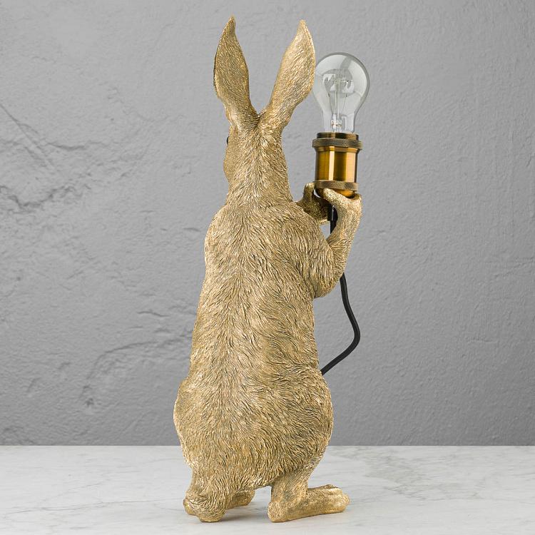 Настольная лампа Золотой кролик Table Lamp Golden Bunny