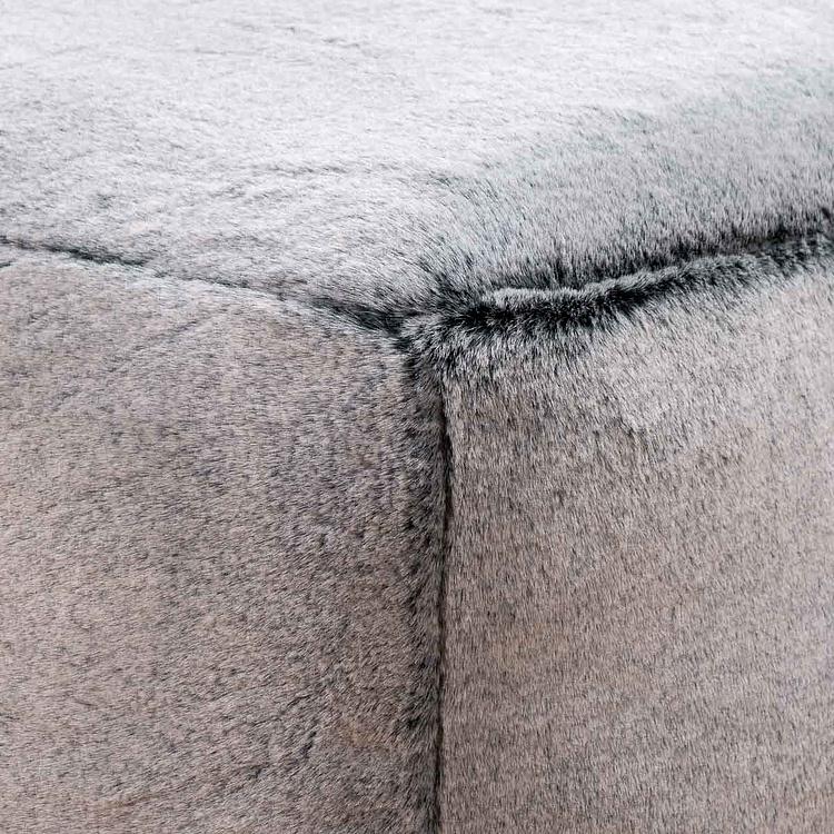 Кресло Lomfy Chair искусственный мех Grizzly Grey - ракурс 7