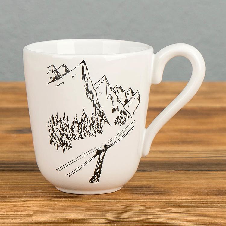 Набор из трёх кружек Горнолыжное путешествие Set Of 3 Mugs Ski Trip