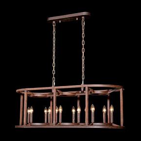 Crown Rectangle Chandelier Small