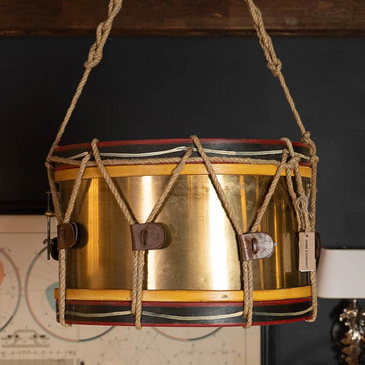 Абажур Барабан, 65 см Lamp Shade Regiment Brass Drum 65 cm