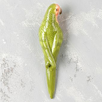 Настенное украшение Ceramic Wall Parrot