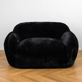 Двухместный диван Snug 2 Seater искусственный мех Big Bear Sable - ракурс 2