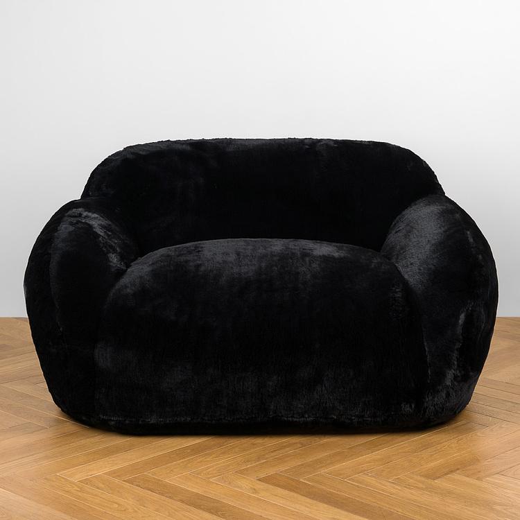 Двухместный диван Snug 2 Seater искусственный мех Big Bear Sable - ракурс 2