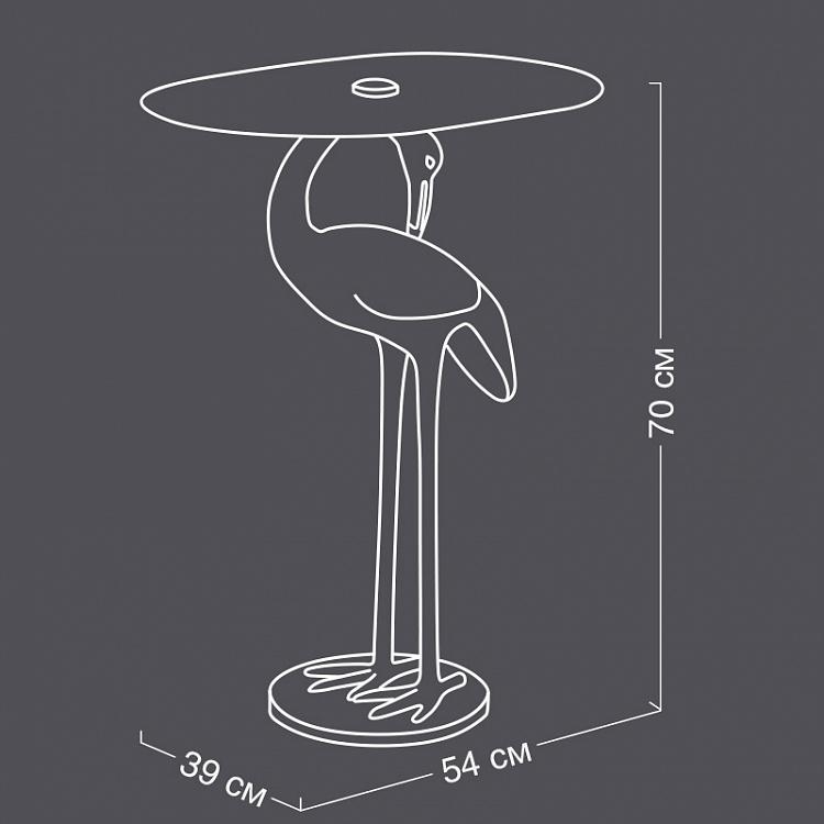 Прикроватный столик Журавль Side Table Crane