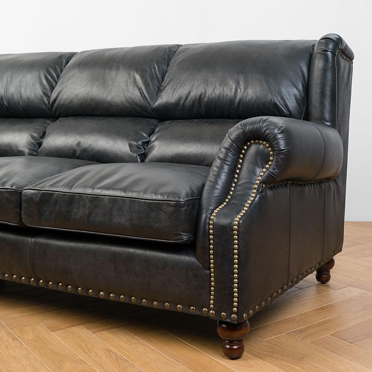 Трёхместный кожаный диван Черчилль Churchill 3 Seater Leather RM