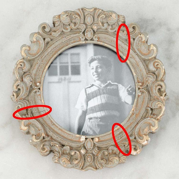 Рамка для фото в стиле Рококо на магнитах дисконт2 Rococo Photo Frame With Magnet discount2