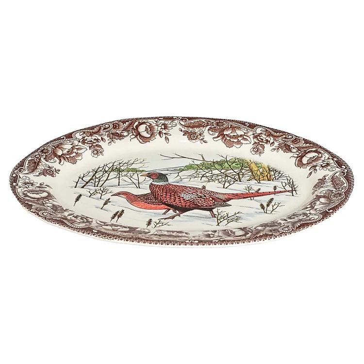 Овальная сервировочная тарелка Волшебная роща, L Haydon Grove Oval Serving Plate Large