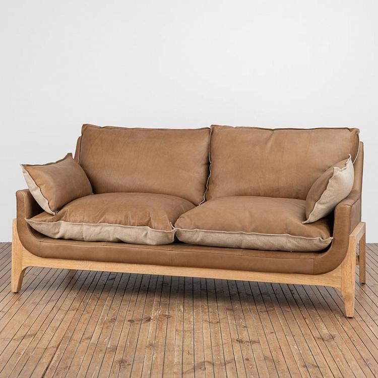 F302 Woodnest 2 Seater With Reverse Stitch