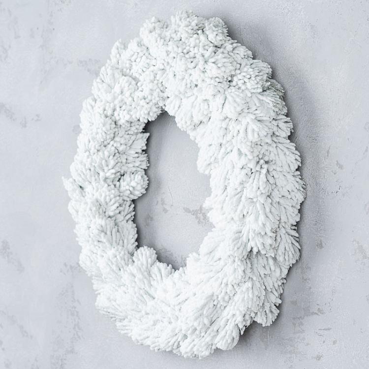 Заснеженный сосновый венок Wreath Pine With Snow 51 cm