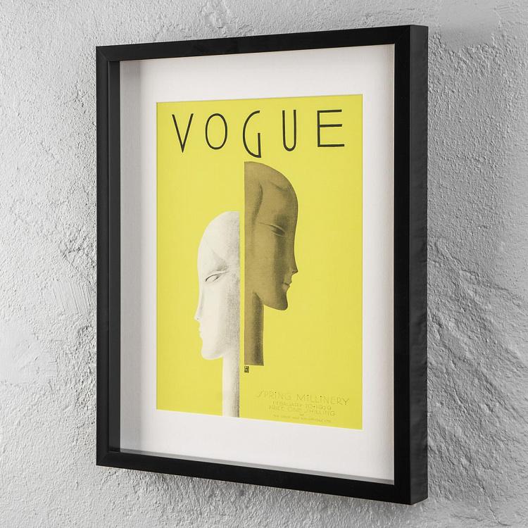 Vogue February 20 1929, Black Box Frame