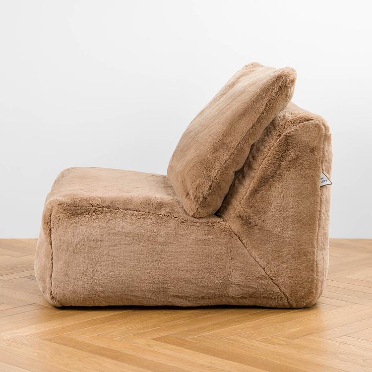 Кресло Lomfy Chair искусственный мех Big Bear Taupe - ракурс 3