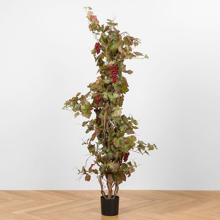 Искусственное растение Vine With Red Grapes 160 cm