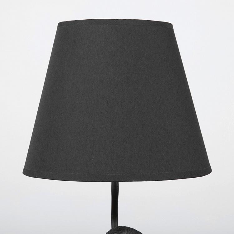 Настольная лампа с абажуром Чёрный попугай Black Parrot Lamp With Shade
