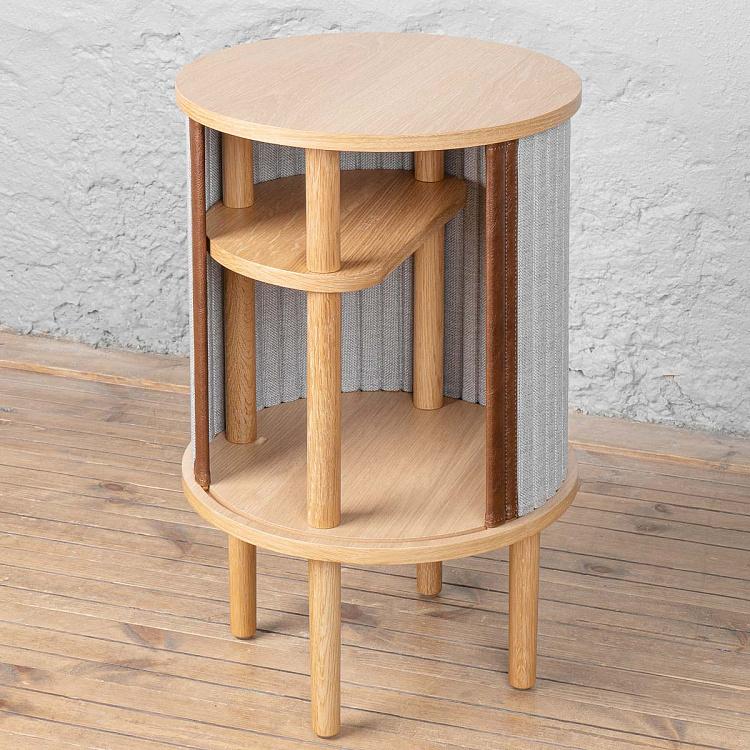 Прикроватный столик Одейшес, светлый дуб Audacious Side Table, Oak