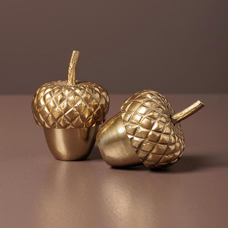 Набор для специй Set Of 2 Salt And Pepper Golden Accorns - ракурс 2