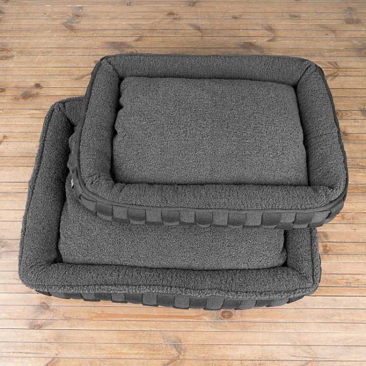 Серая лежанка для собак/кошек Квентин, L Quinten Dog Cushion Large, Grey