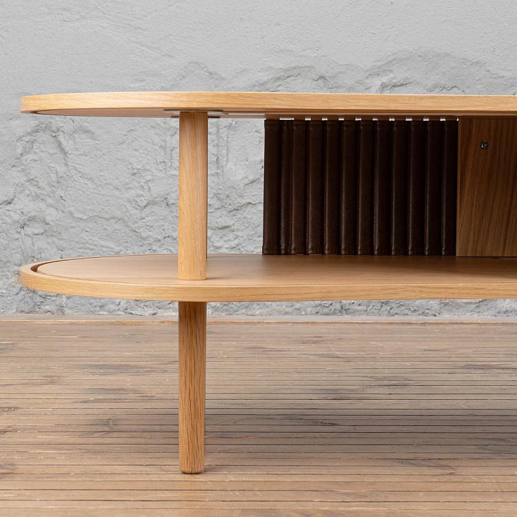 Комод-тумба под телевизор Одейшес, светлый дуб Audacious TV Bench, Oak