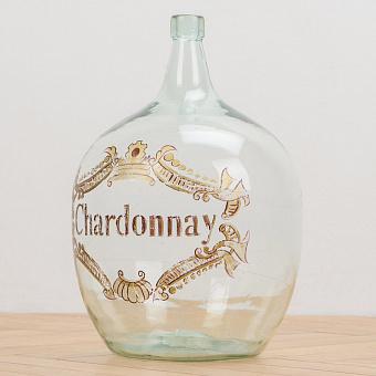 Бутыль Handpainted Blowed Bottle Chardonnay