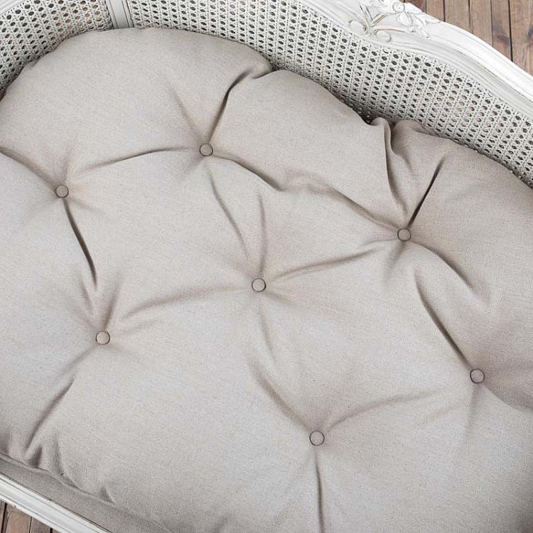 Бело-бежевый диван для питомца Артур, L Arthur Sofa Large, Linen Ecru