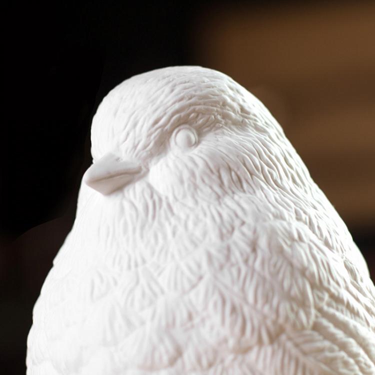 Фарфоровая настольная лампа Птичка Porcelain Bird Lamp