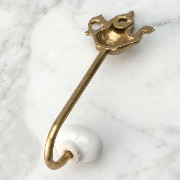 Крючок Латунный чайник Brass Teapot Hook With Ceramic Ball