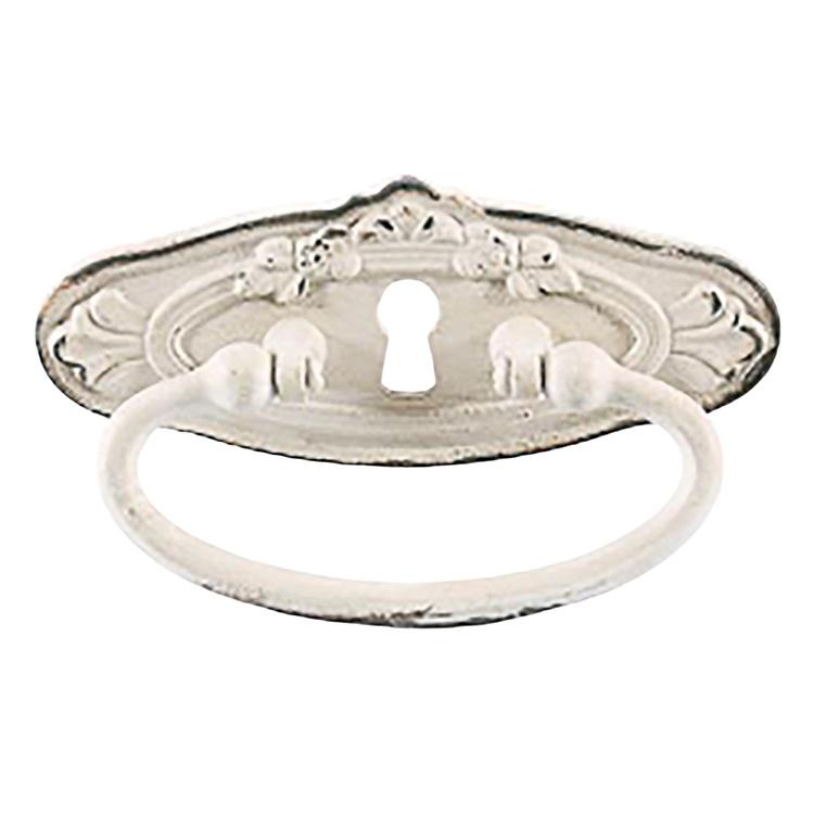 Мебельная ручка-скоба Замочная скважина Antique Handle White