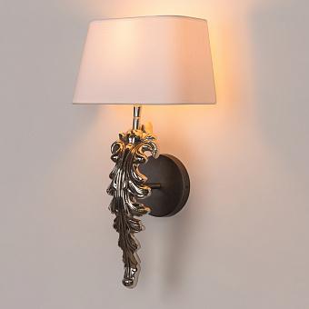 Бра Lamp Wall Beau Site Including White Shade сталь Nickel