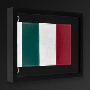 Shadow Box Flag Italy Mini