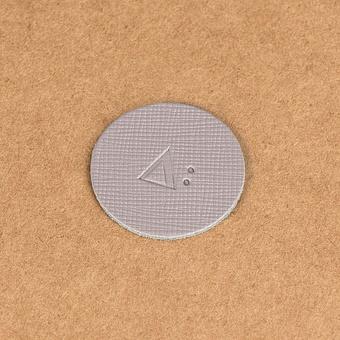 Набор из 5-ти подставок под стаканы Set Of 5 Round Coasters натуральная кожа Smoky