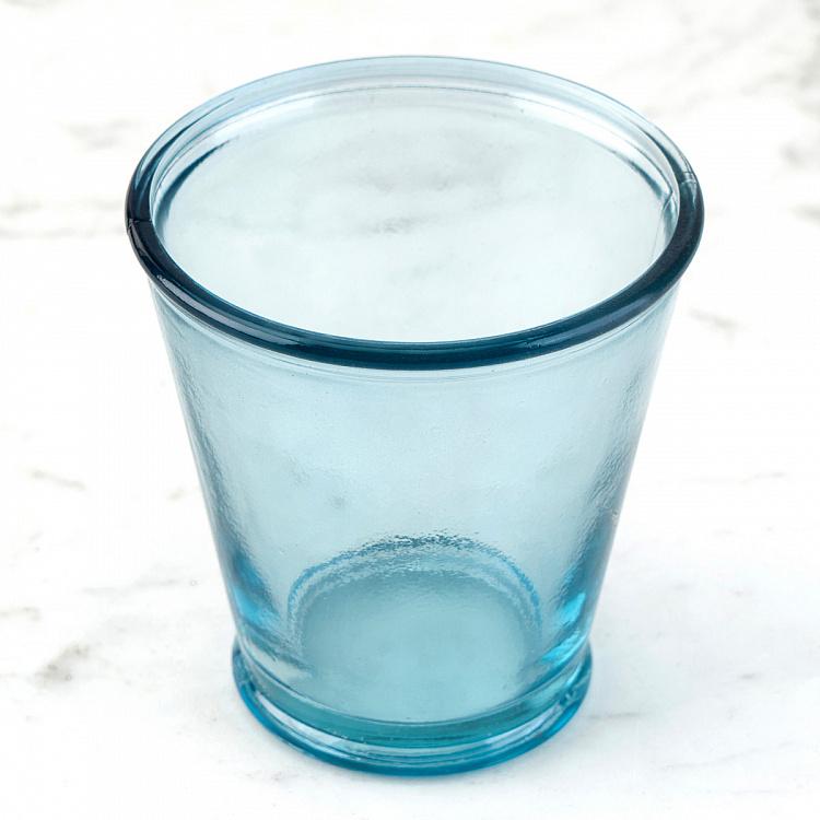 Стакан голубого цвета из переработанного стекла Recycled Glass Tumbler Blue