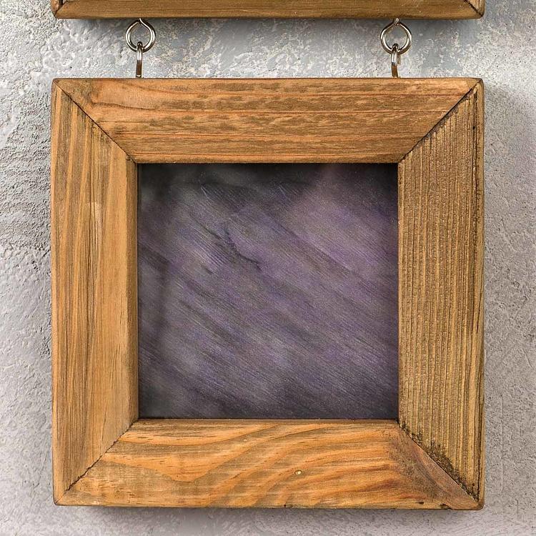 Вертикальная рамка для трёх фото с белым облаком Vertical White Cloud Photo Frame