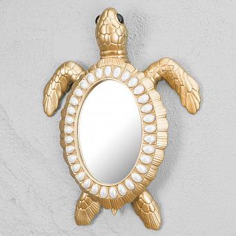 Turtle Wall Mirror Gold