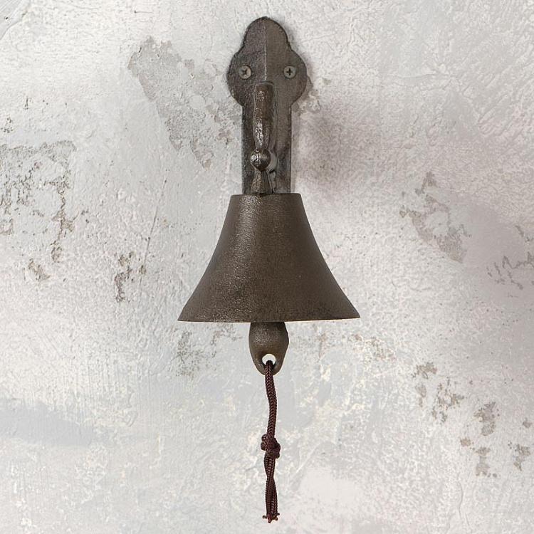 Настенный металлический колокольчик Wall Bell With Bird