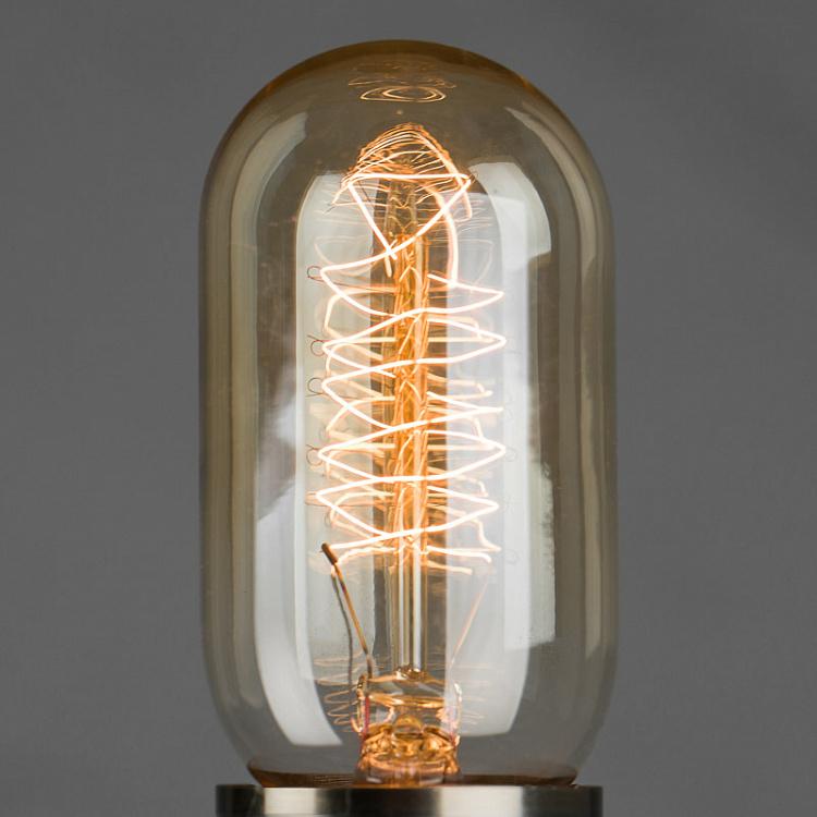 Лампа накаливания Эдисон Трубка Винт E27 40 Вт, золотая колба Edison Tube Gold Screw E27 40W