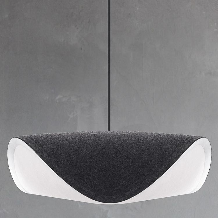 Подвесной светильник Синус на чёрном проводе Sine Hanging Lamp With Black Cord