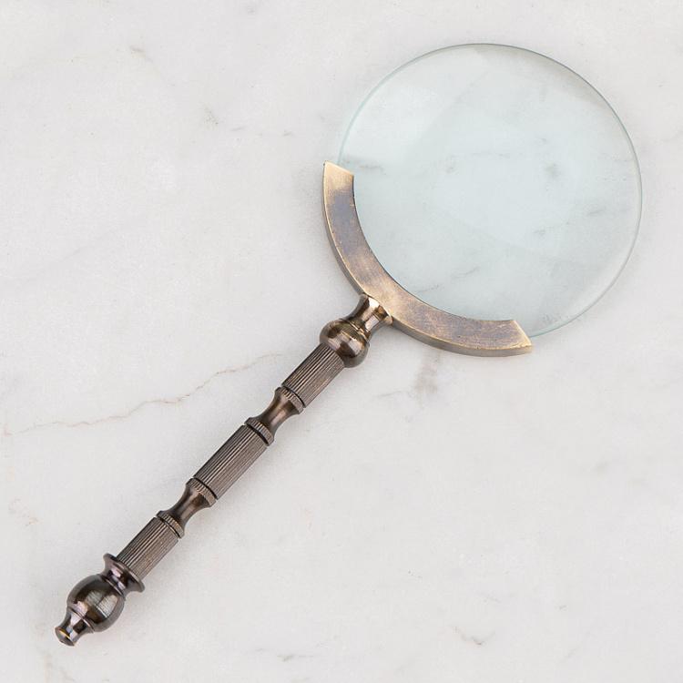 Лупа Элегант с рифлёной ручкой Elegant Magnifier With Engraved Handle