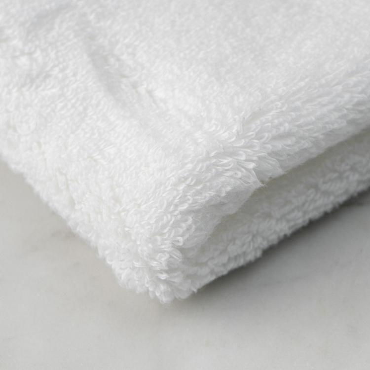 Белое махровое полотенце-салфетка Олимпия 30x40 см Olympia Washcloth Towel White 30x40 cm