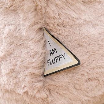 Пуфик Alaska Rectangular Pouf Small искусственный мех Big Bear Pink - ракурс 7