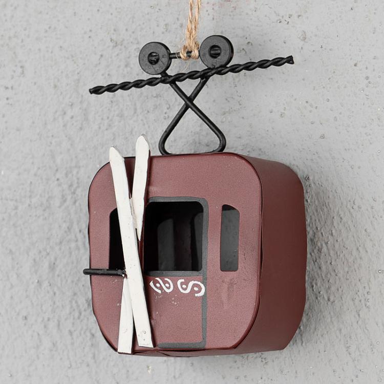 Hanging Red Cable Car 11 cm