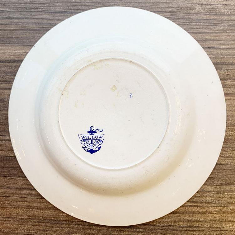 Винтажная тарелка Ива, M Vintage Plate Willow Medium