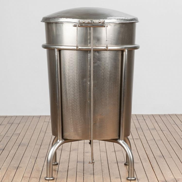 Металлическая корзина для мусора Metal Dustbin On Stand