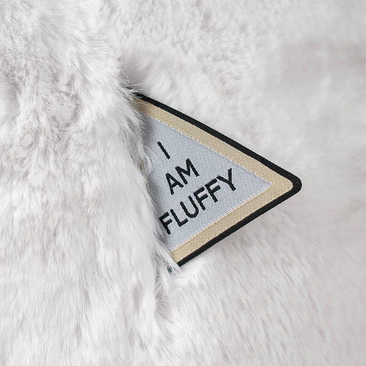 Кресло Snuggy Chair искусственный мех Big Bear White - ракурс 8