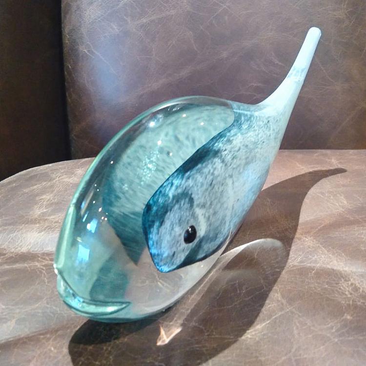 Glass Paperwheight Grey Whale discount