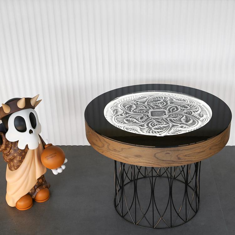 Кинетический журнальный стол Умо, S Umo Coffee Table Small, Black