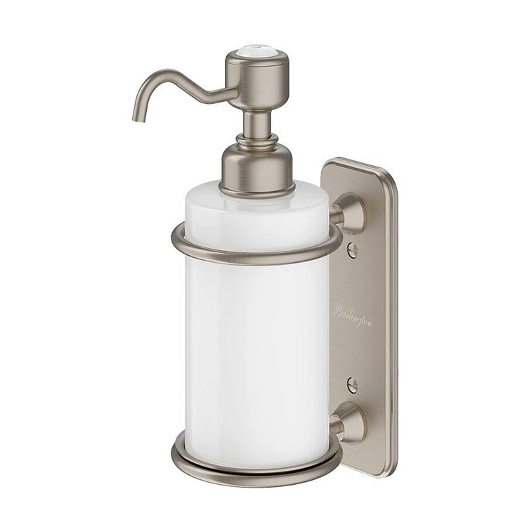 Single Soap Dispenser Brushed Nickel